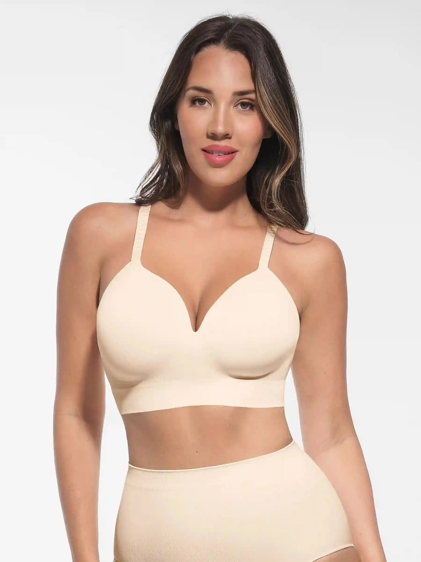 Wireless Push-Up Adjustable Full Coverage Bra