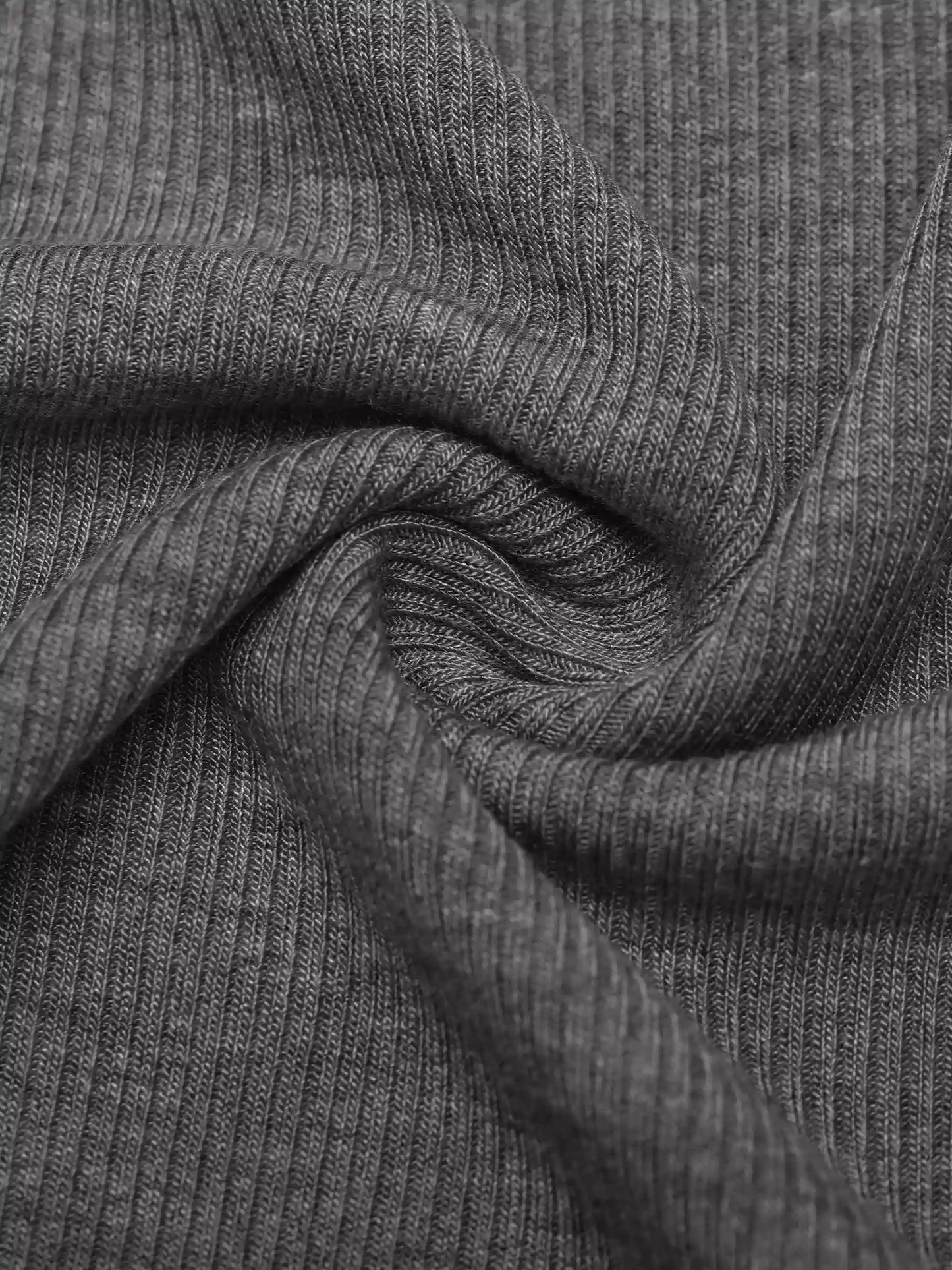 Ribbed Square-Neck Lounge Tank Top