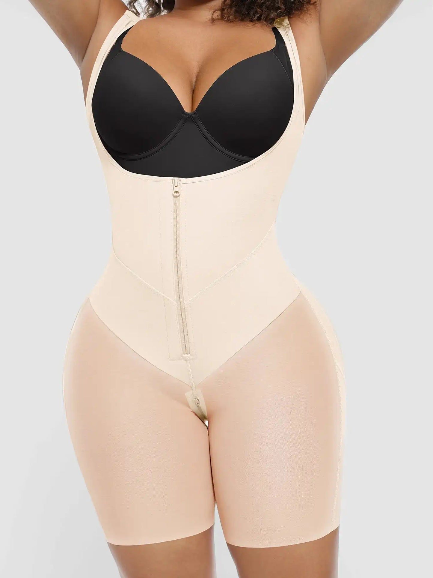 V-Shaped Faja Tummy Control Butt Lift Bodysuit