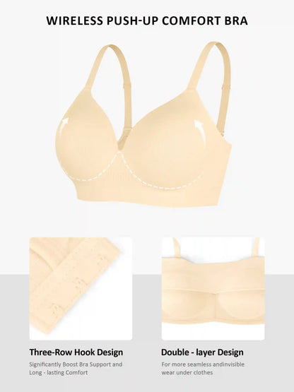 Push-Up Full Coverage Wireless Bra Bundle