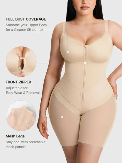 Full-Coverage Tummy Control Shaper Faja