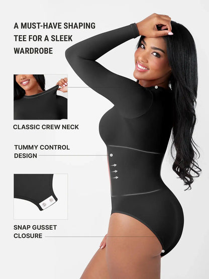 Seamless Ultra-Soft Crew Neck Bodysuit