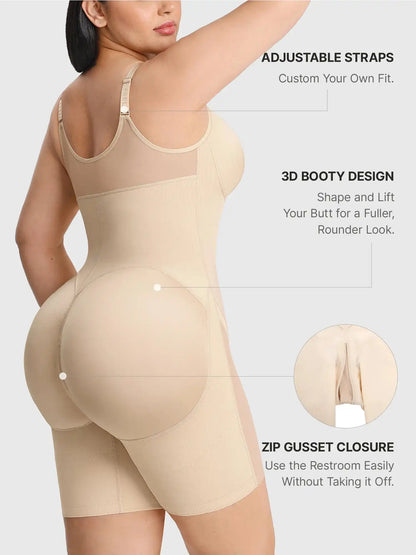Full-Coverage Tummy Control Shaper Faja