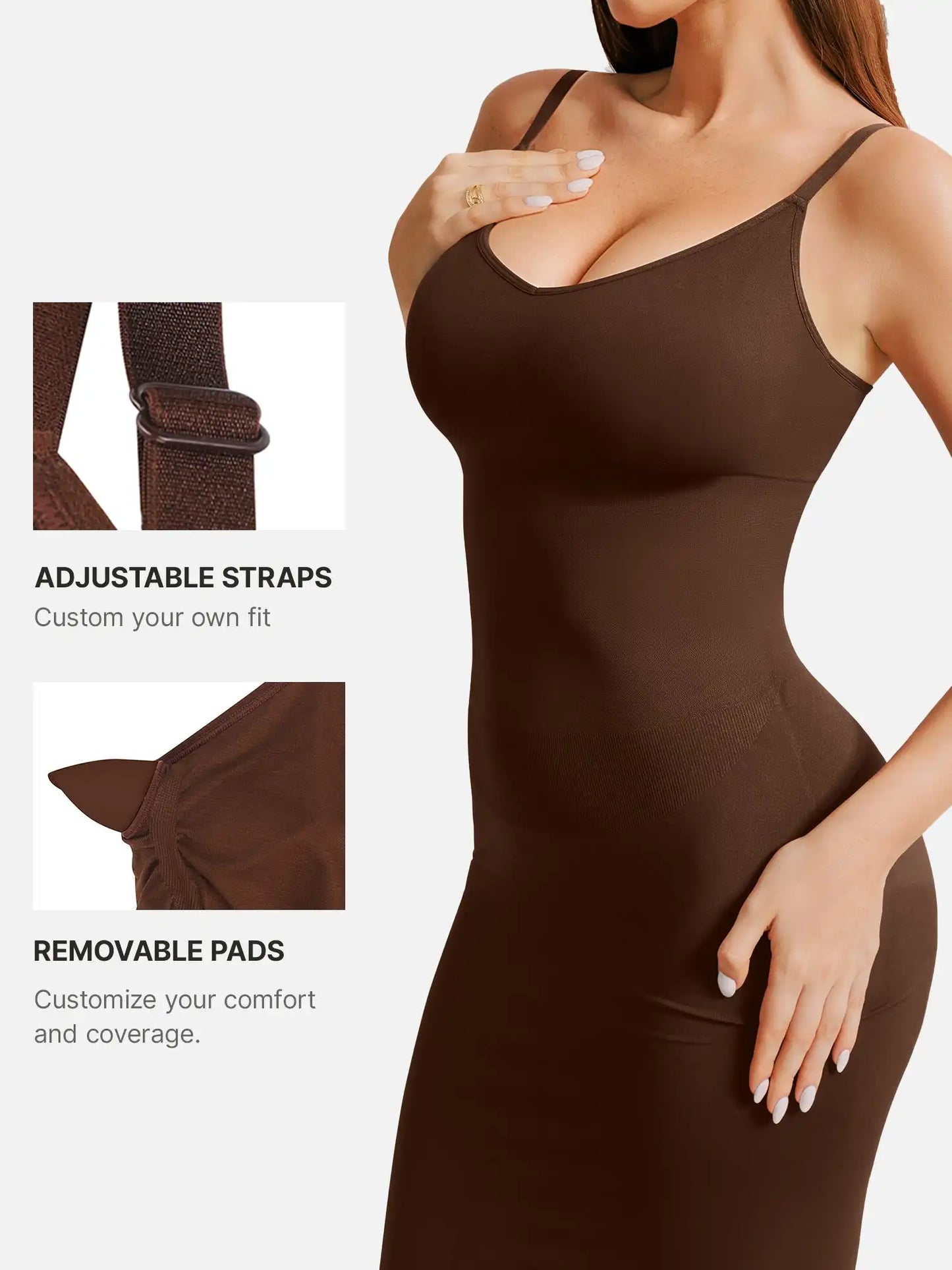 Smooth Dress & No-Show Shorts Set