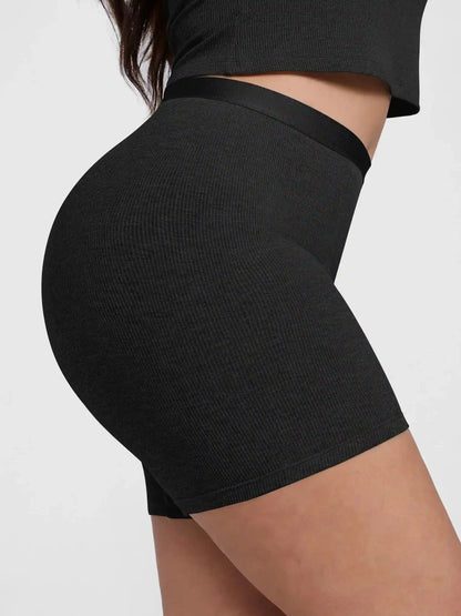 Ribbed Soft Cotton Boxer Short