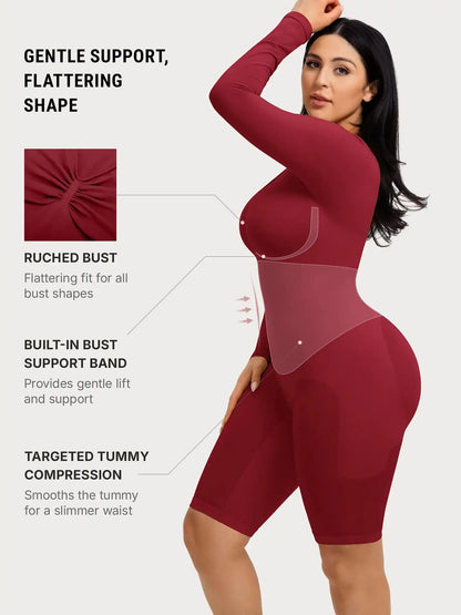 Seamless Firm Control Long Sleeve Everyday Bodysuit
