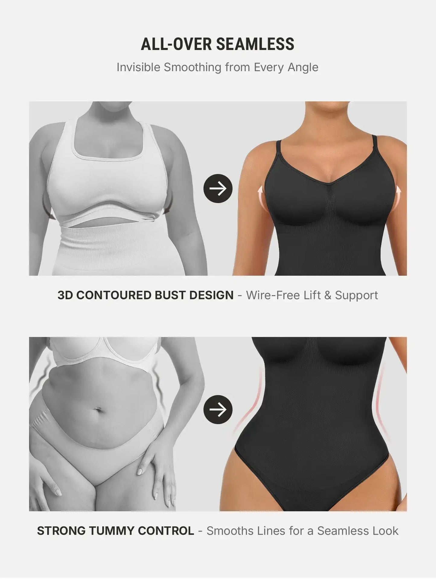Tummy Control Seamless Bodysuit