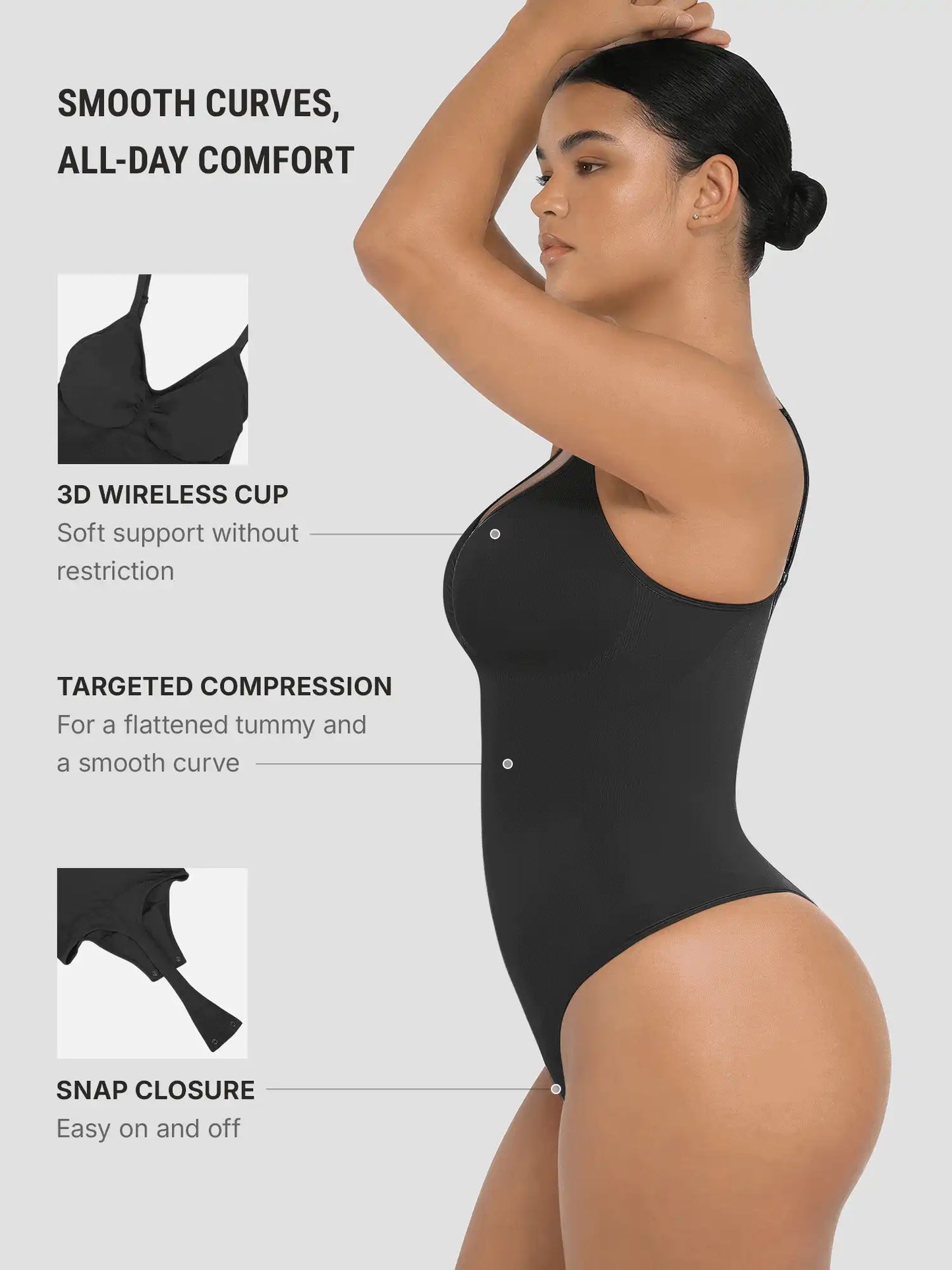 Tummy Control Seamless Bodysuit