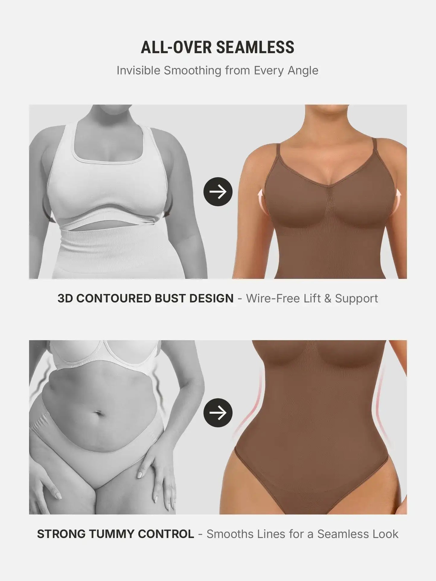 Tummy Control Seamless Bodysuit