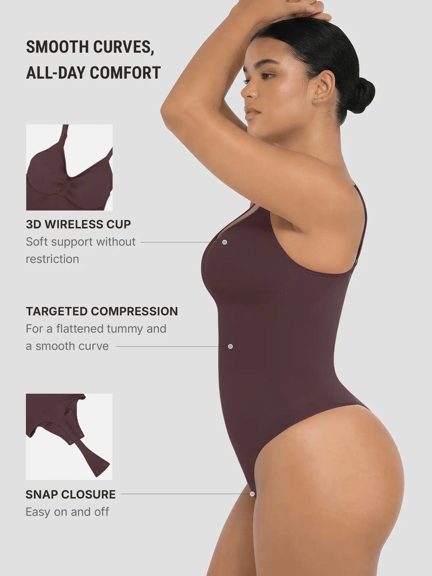 Tummy Control Seamless Bodysuit