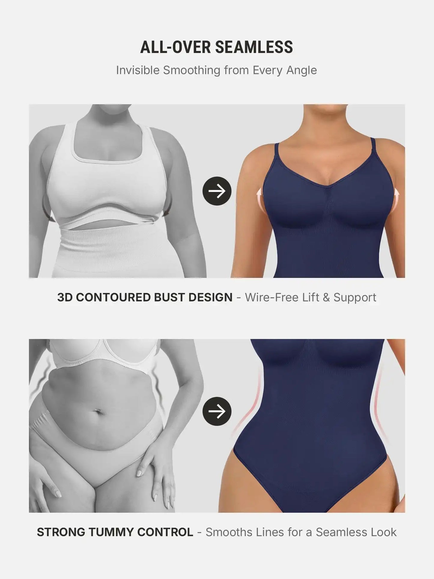 Tummy Control Seamless Bodysuit