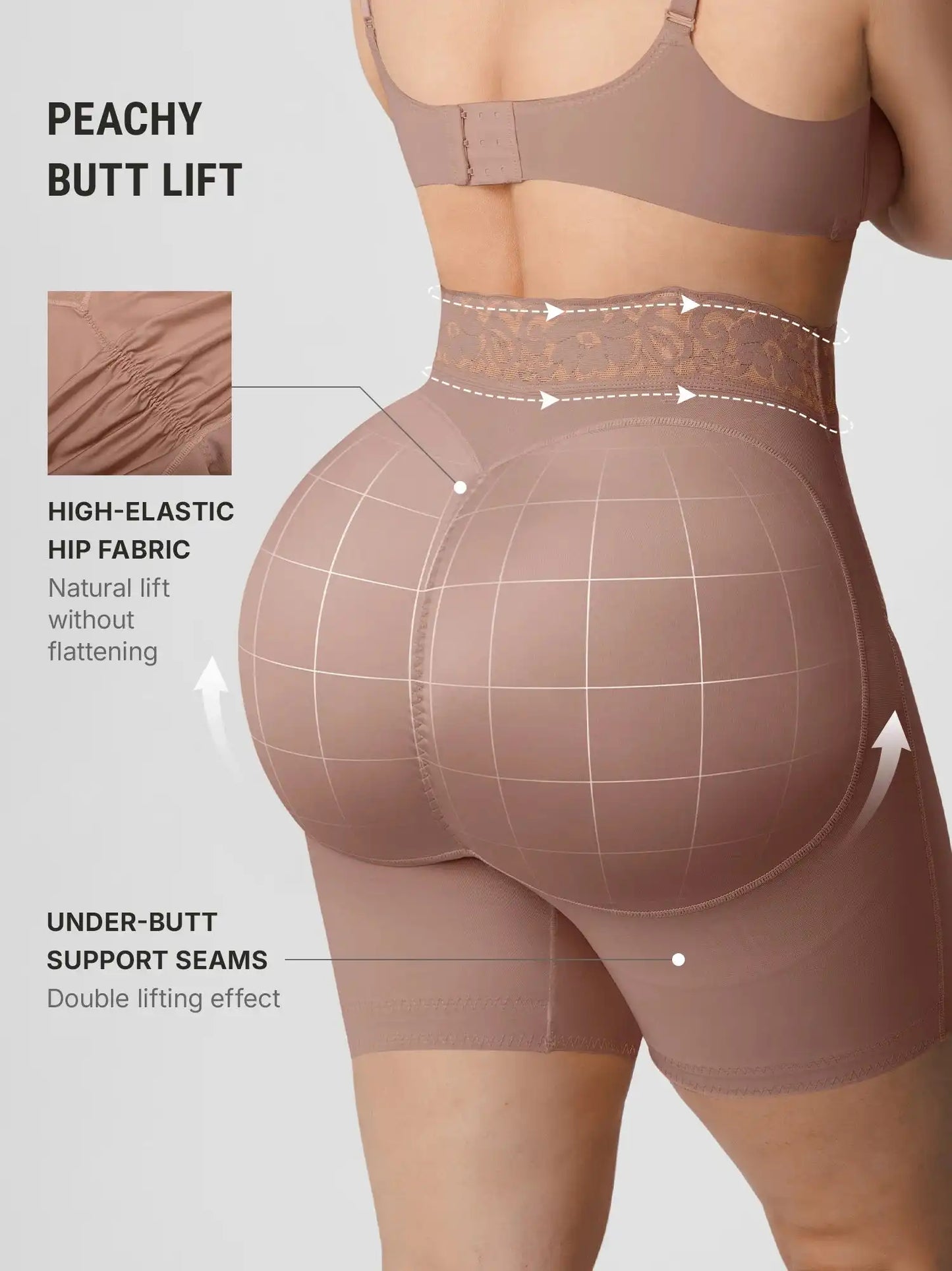 Butt Lift Ultra-Stretch V-Band Shaper Short