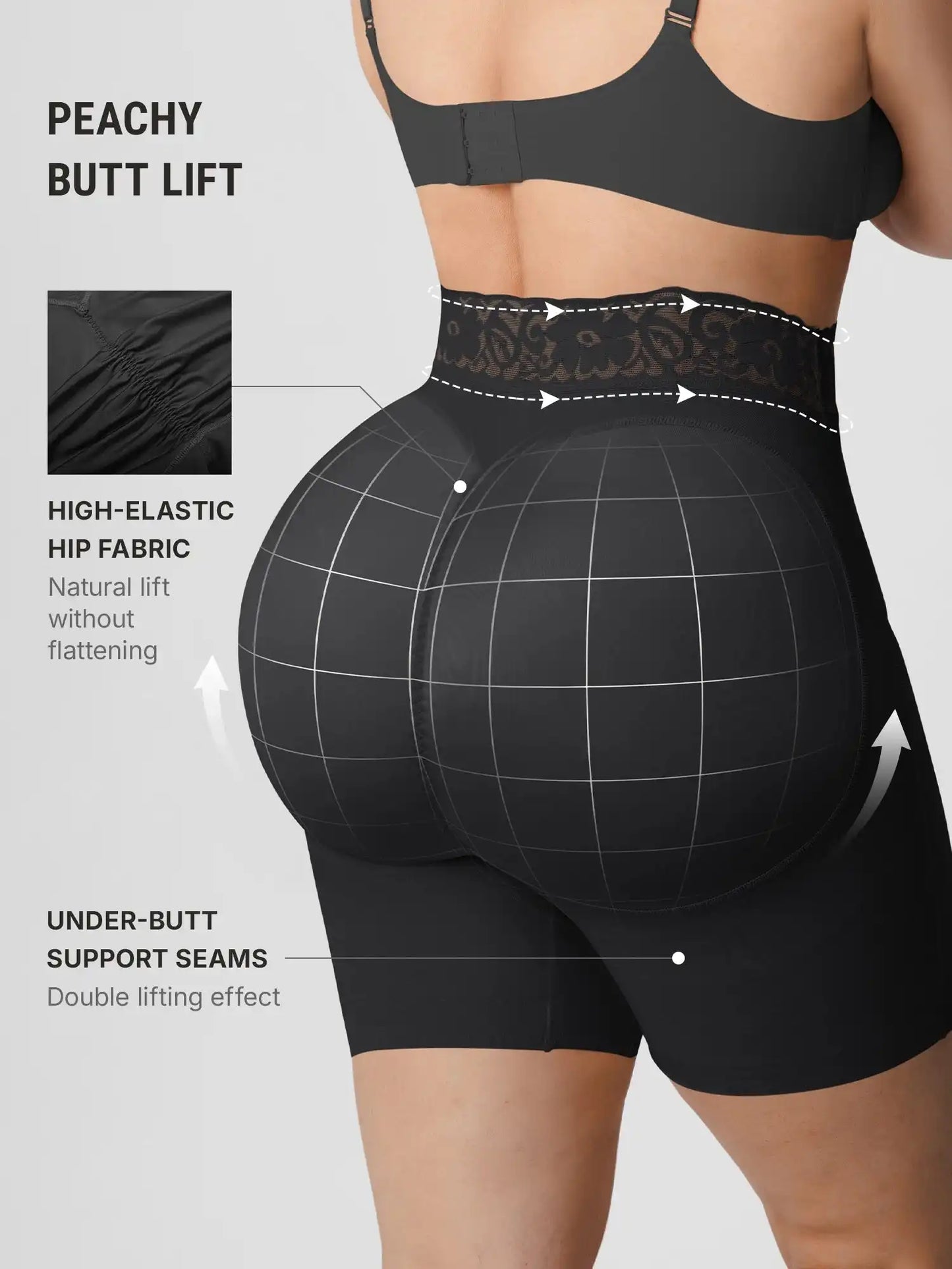 Butt Lift Ultra-Stretch V-Band Shaper Short