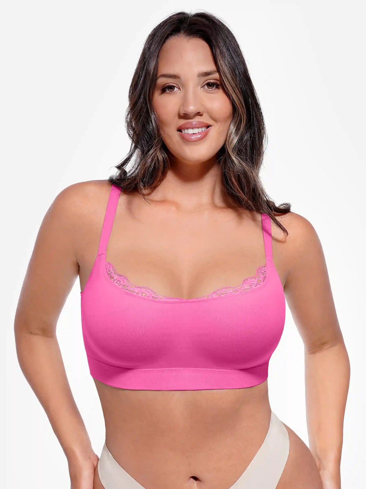 Seamless Lace Wireless Everyday Bra