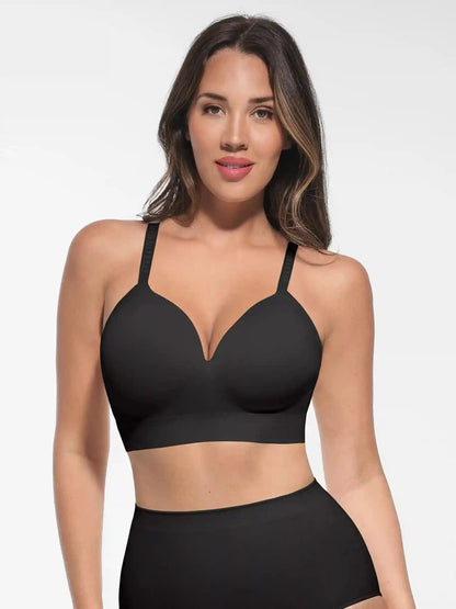 Wireless Push-Up  Adjustable Full Coverage Bra