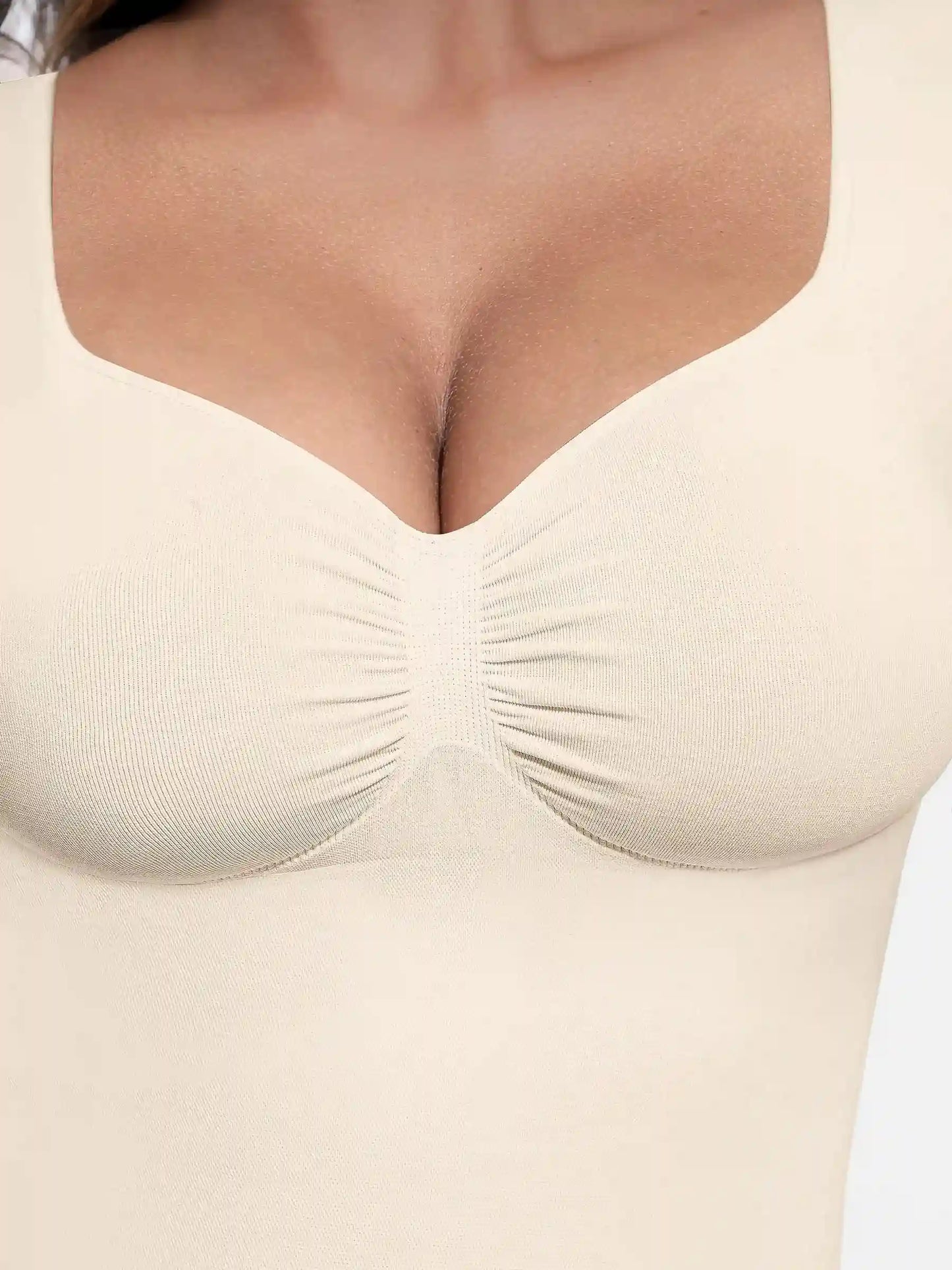 Seamless Long Sleeve Tummy Control Thong Bodysuit