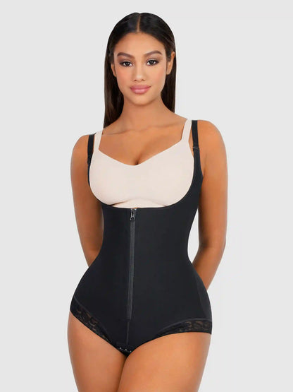 U-Plunge Adjustable Front Zipper Shapewear
