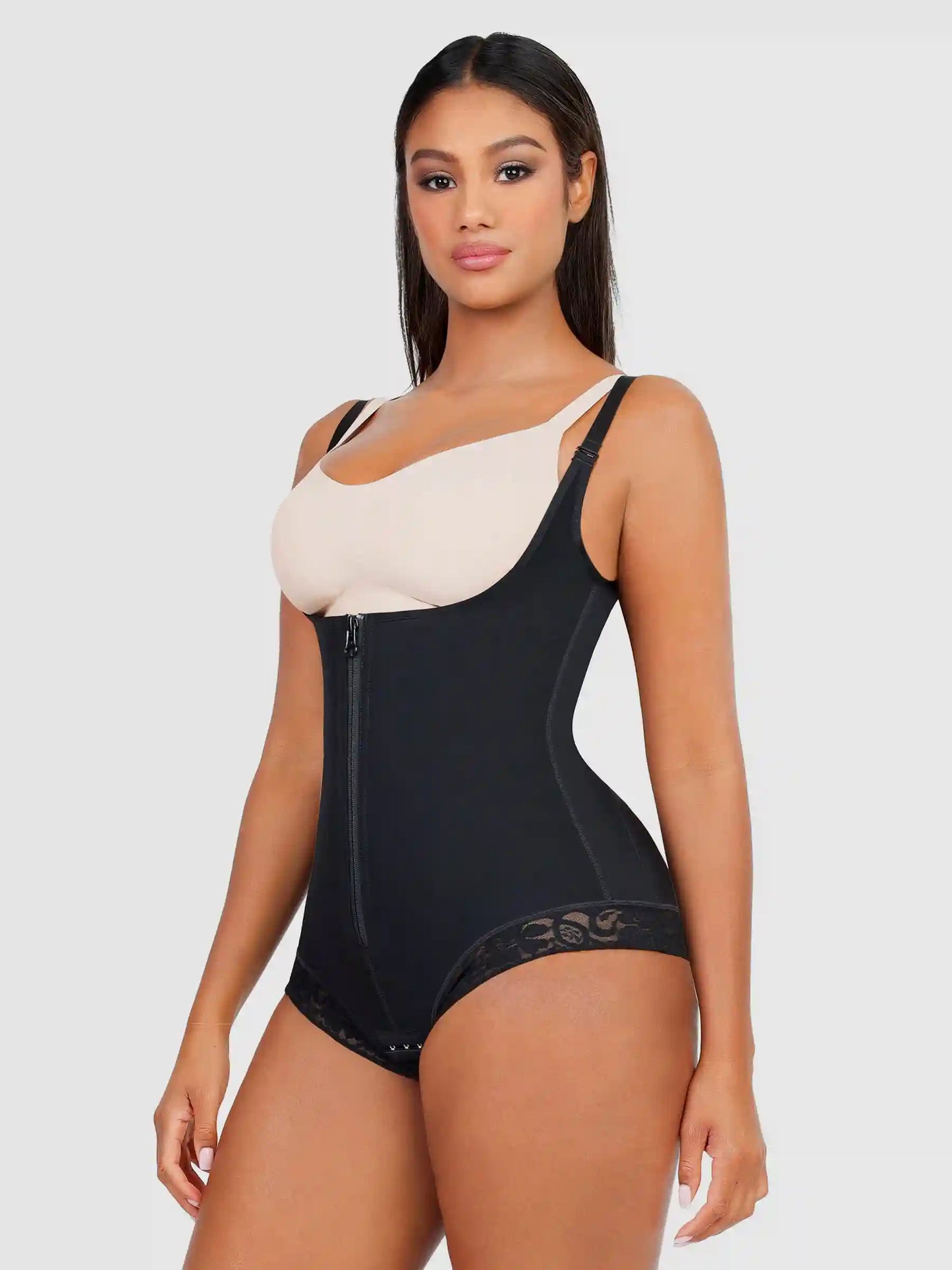 U-Plunge Adjustable Front Zipper Shapewear