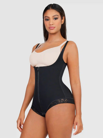 U-Plunge Adjustable Front Zipper Shapewear