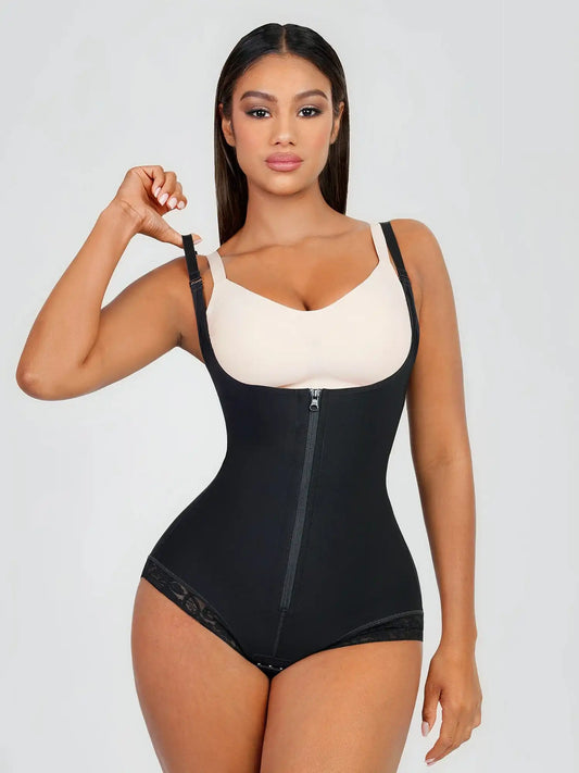 U-Plunge Adjustable Front Zipper Shapewear