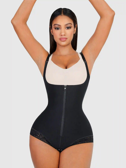 U-Plunge Adjustable Front Zipper Shapewear
