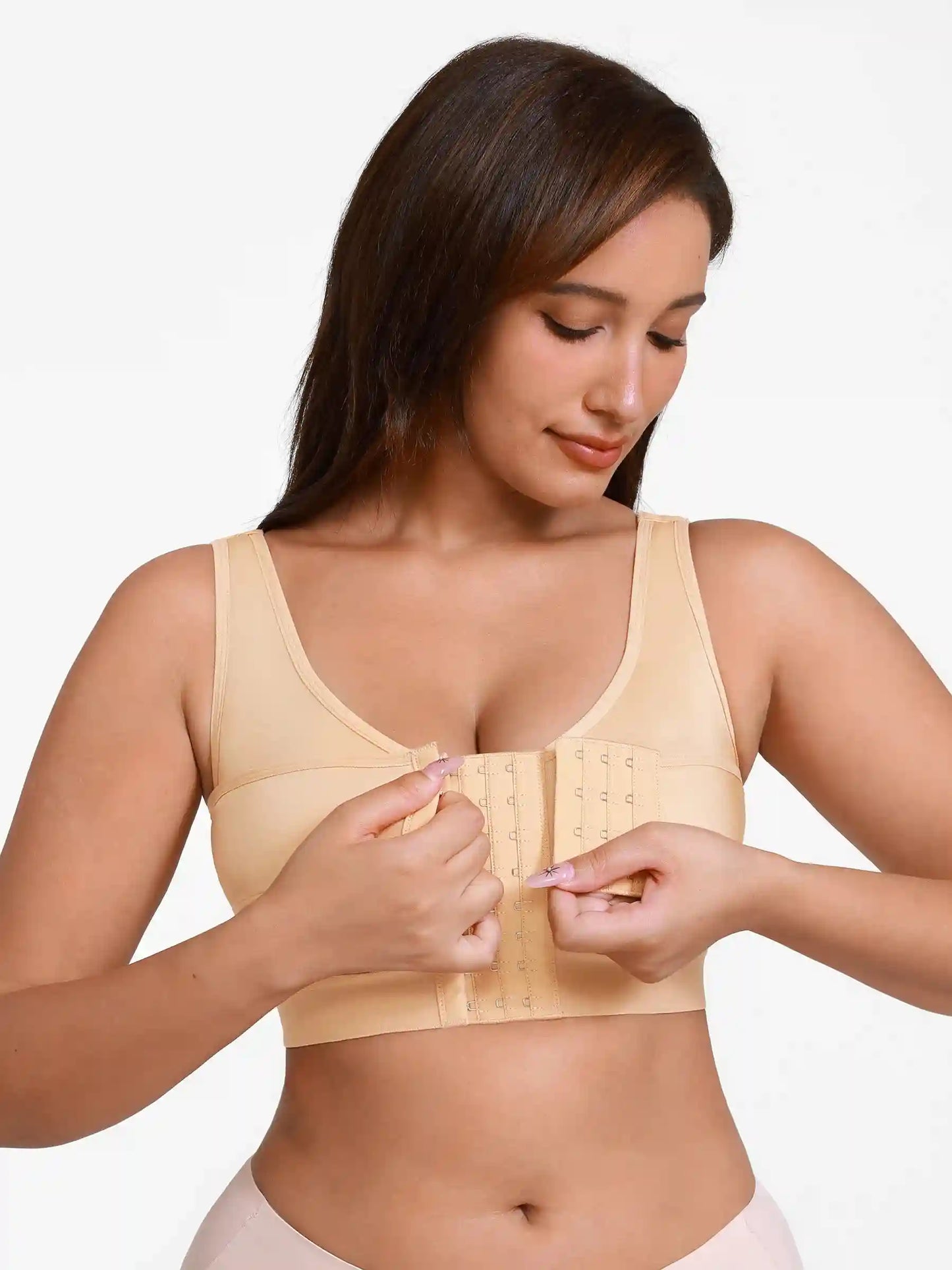 Support Front-Closure Breathable Bra