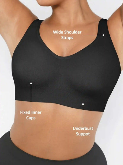 Built-In Cup Full Coverage Wireless Bra