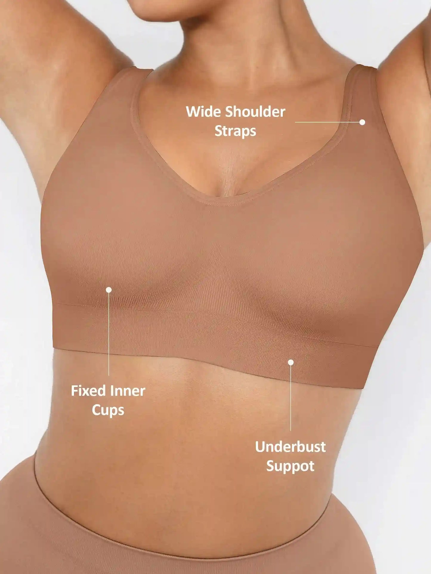 Built-In Cup Full Coverage Wireless Bra
