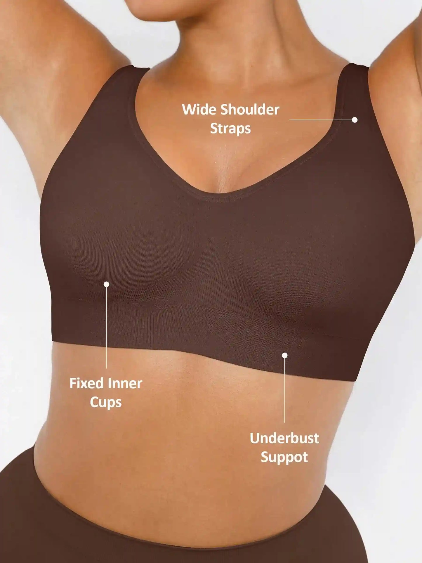 Built-In Cup Full Coverage Wireless Bra
