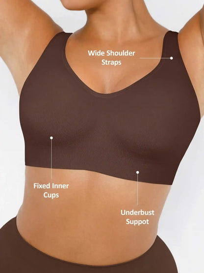 Built-In Cup Full Coverage Wireless Bra