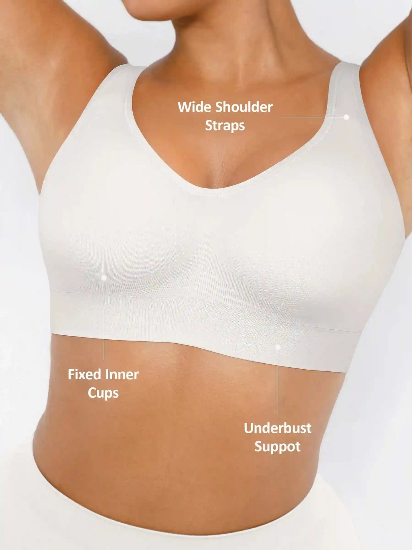 Built-In Cup Full Coverage Wireless Bra