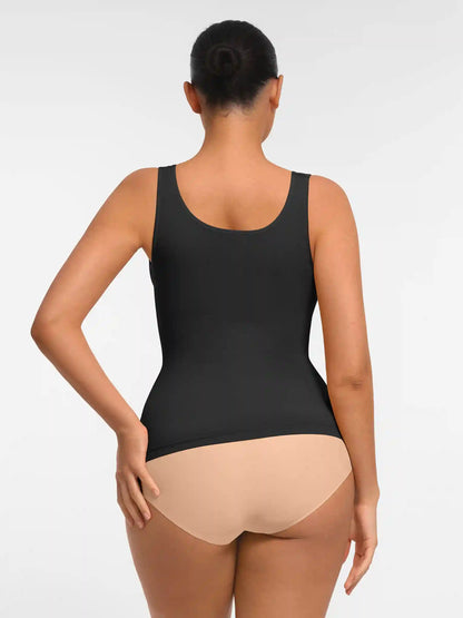 Seamless Everyday Tummy Control Wide Strap Tank Top