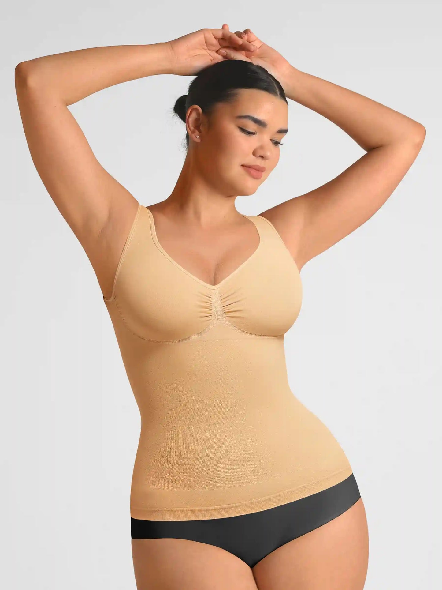 Seamless Everyday Tummy Control Wide Strap Tank Top