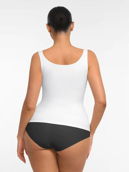 Seamless Everyday Tummy Control Wide Strap Tank Top