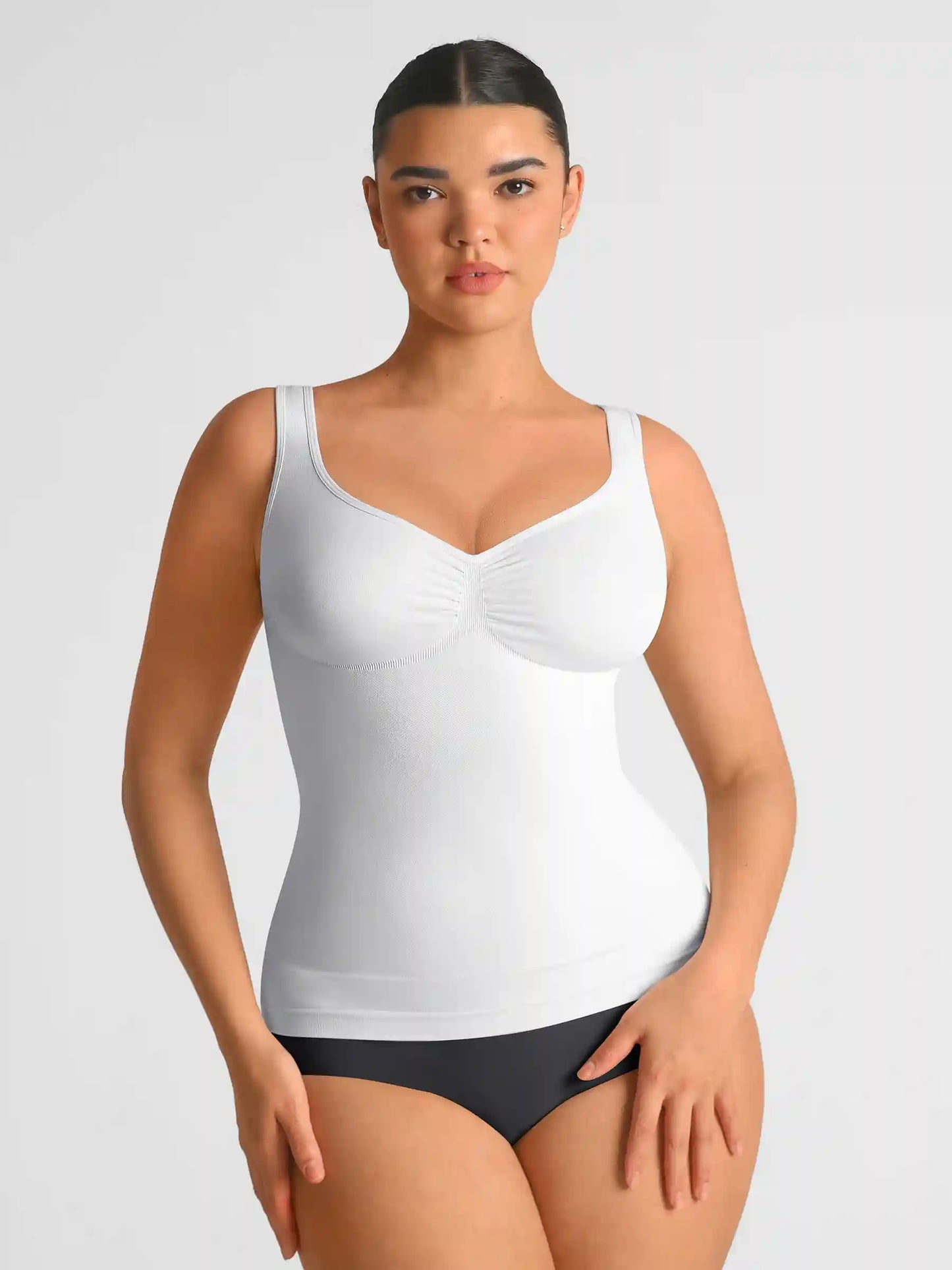 Seamless Everyday Tummy Control Wide Strap Tank Top