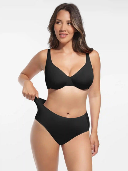Cloud-Like Mid-Waist Brief Panties