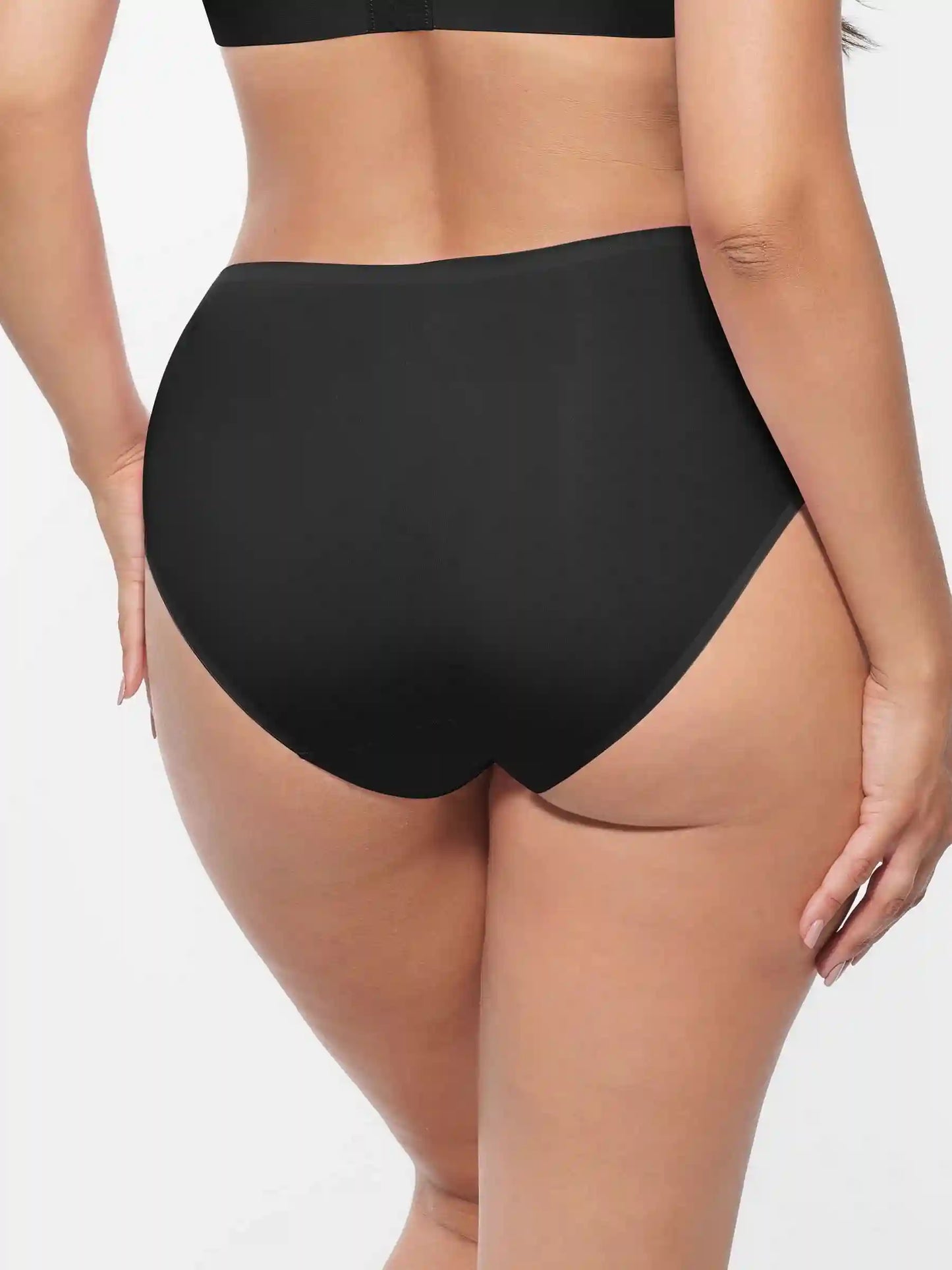 Cloud-Like Mid-Waist Brief Panties