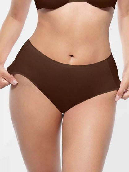 Cloud-Like Mid-Waist Brief Panties