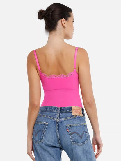Lace Firm Control Seamless Thong Bodysuit