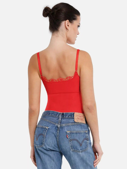 Lace Firm Control Seamless Thong Bodysuit