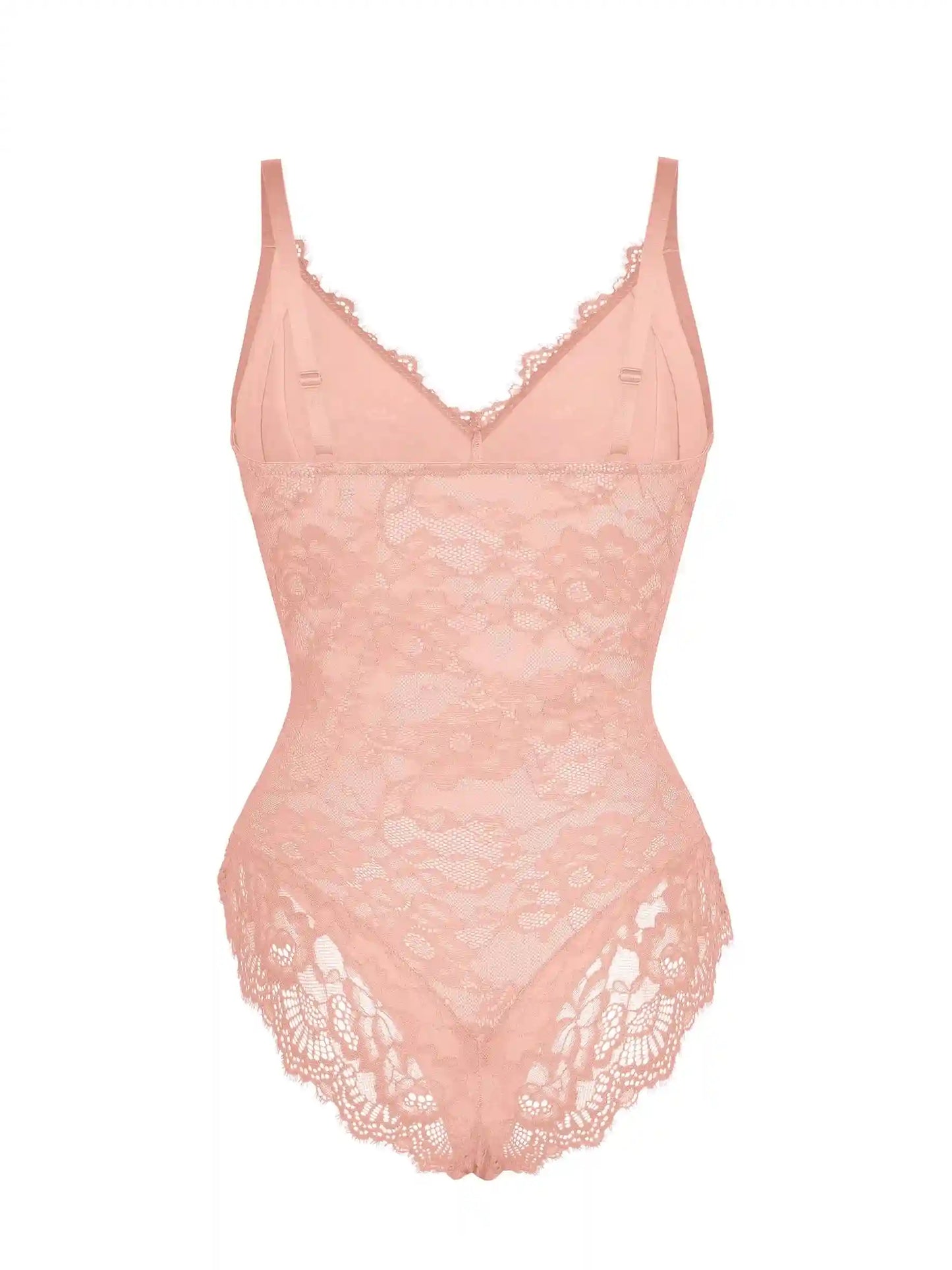 Lace V-Neck Breathable Bodysuit