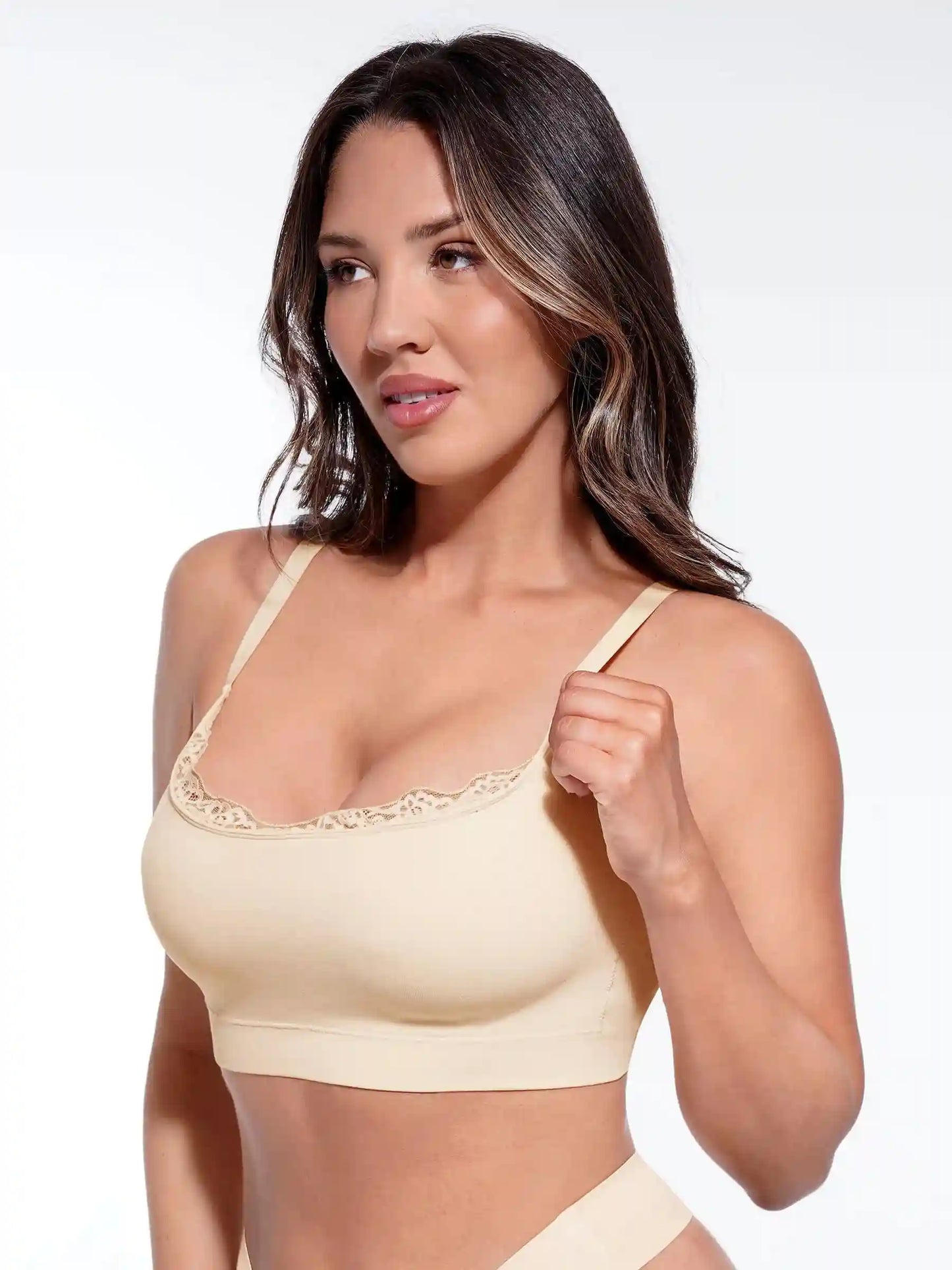 Seamless Lace Wireless Everyday Bra