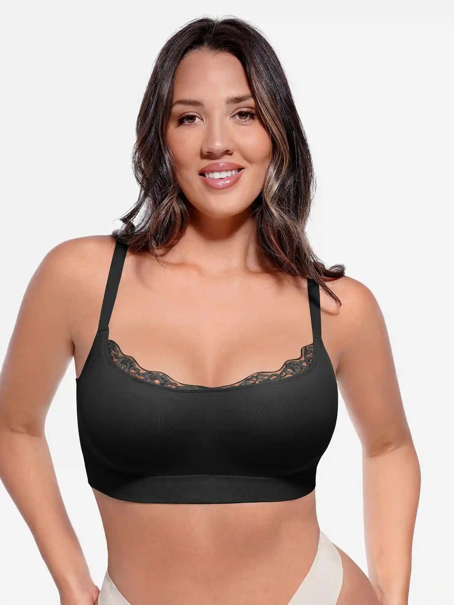 Seamless Lace Wireless Everyday Bra