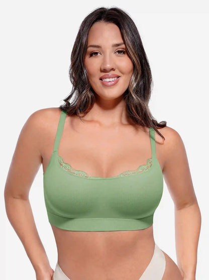 Seamless Lace Wireless Everyday Bra