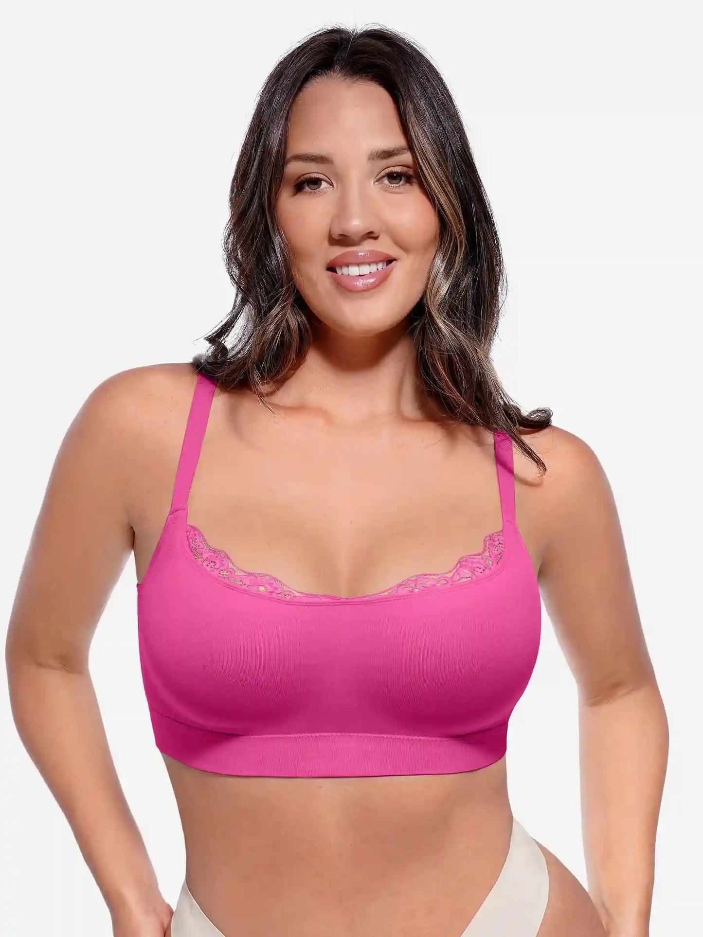 Seamless Lace Wireless Everyday Bra