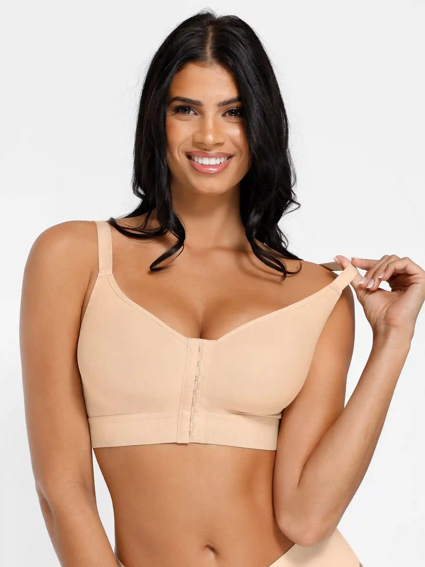 Front-Closure Support Soft Bra