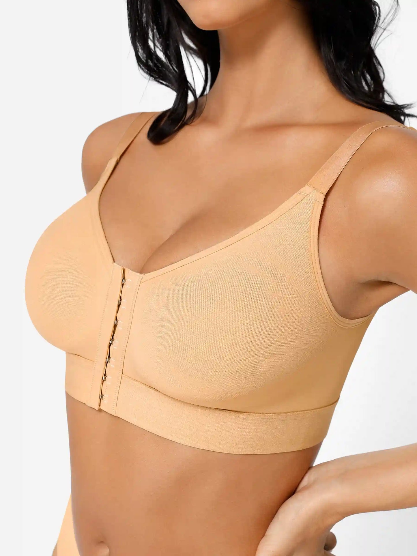 Front-Closure Support Soft Bra
