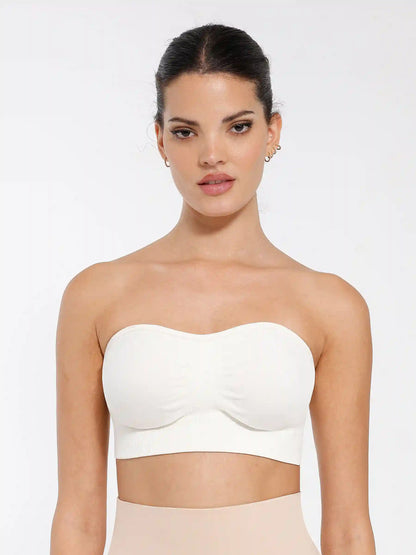 Seamless Anti-Slip Bandeau Bra