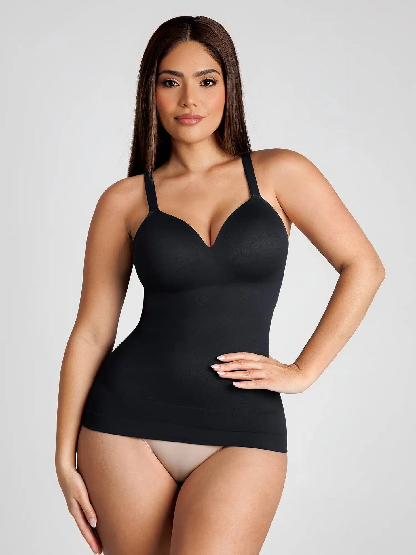 Seamless Built-In Bra Cami Top