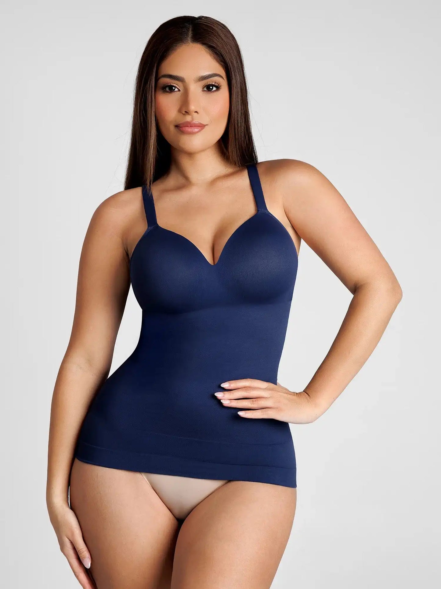 Seamless Built-In Bra Cami Top
